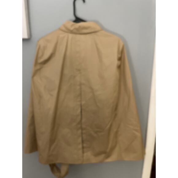 Banana Republic NWT Water Resistant Cape Style Trench Coat XL - Picture 7 of 7